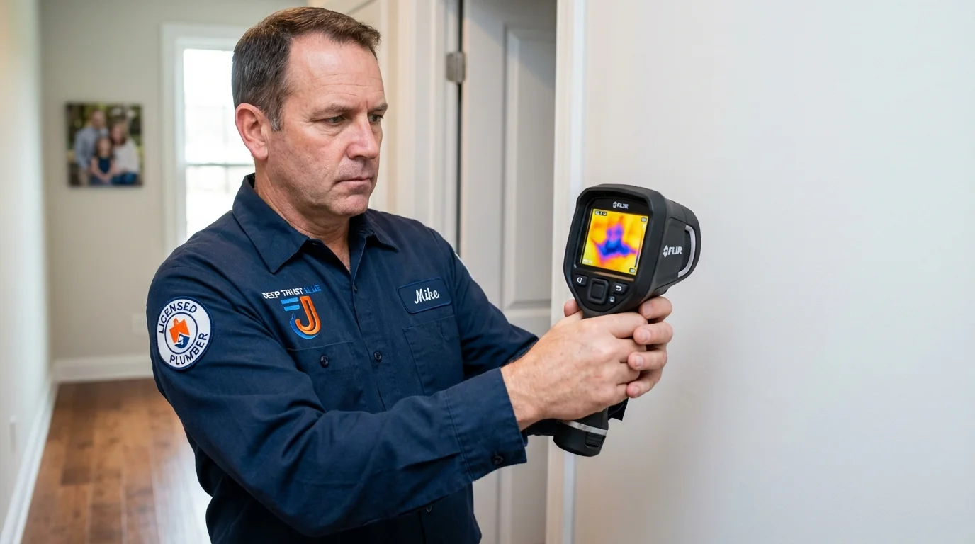 Thermal imaging leak detection by Johns Plumbing LLC in Mabank